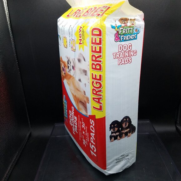 Fritz  & Friends - 36" x 30" Puppy Training Dog Pads 15 Pads - Large Bread - Picture 4 of 4